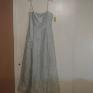 NWOT Beautiful Baby Blue formal gown with sparkle